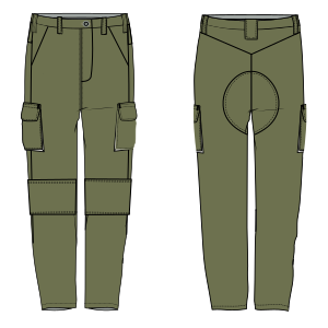 Moldes de confeccion para UNIFORMES Pantalones